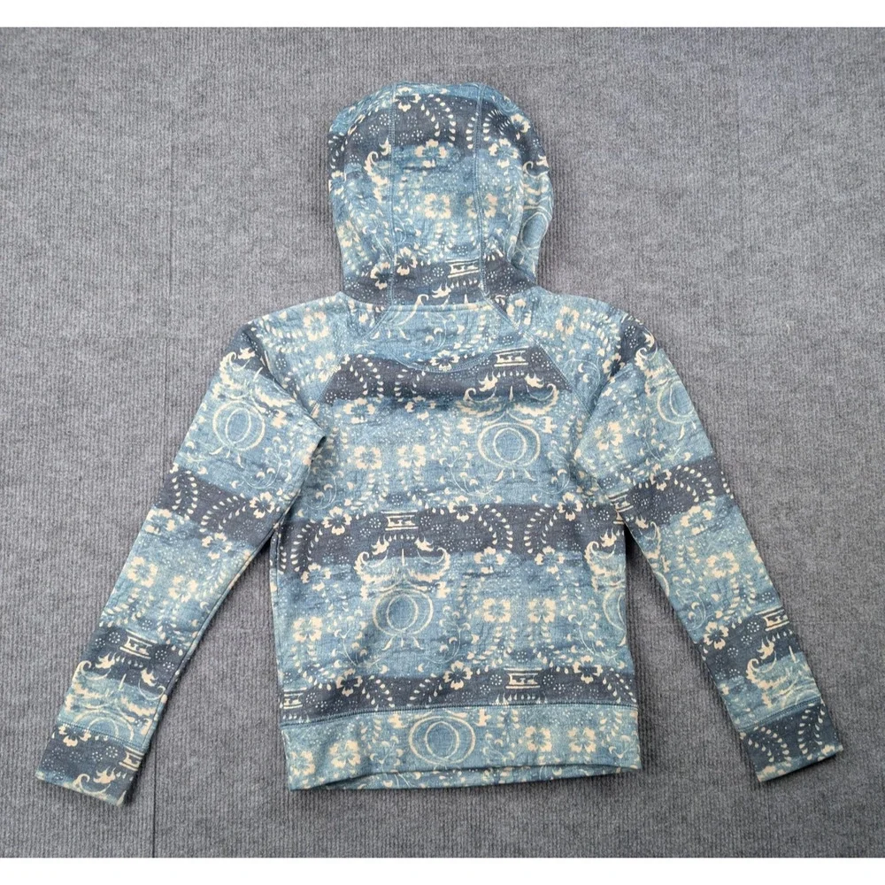 Burton Heron Pullover Hoodie Girls Small Drip Dye Dryride Outdoors Hiking Fleece